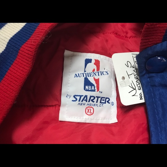 new jersey nets starter jacket